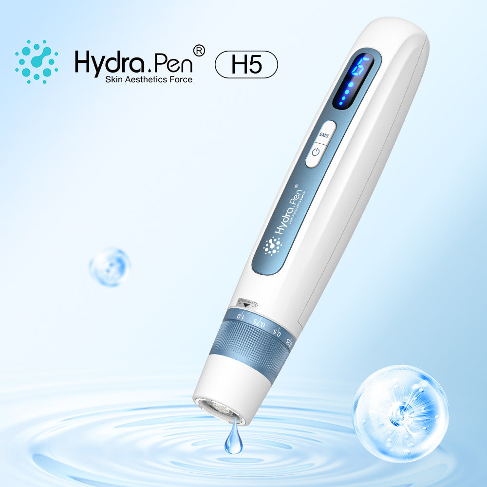 Mavi fonda hazneli kartuş takılı Çelik mavisi Hydra Pen H5